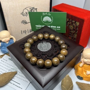 Vòng Tay Trầm Hương Tốc Tự Nhiên Cao Cấp (8mm - 18mm) - Chuỗi Hạt Tròn Đơn Giản Phong Thủy Cho Nam & Nữ