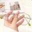 Gọng kính cận tròn nữ nam mắt kính không độ phong cách Ulzzang chống tia bức xạ và ánh sáng xanh thay được tròng cận 077