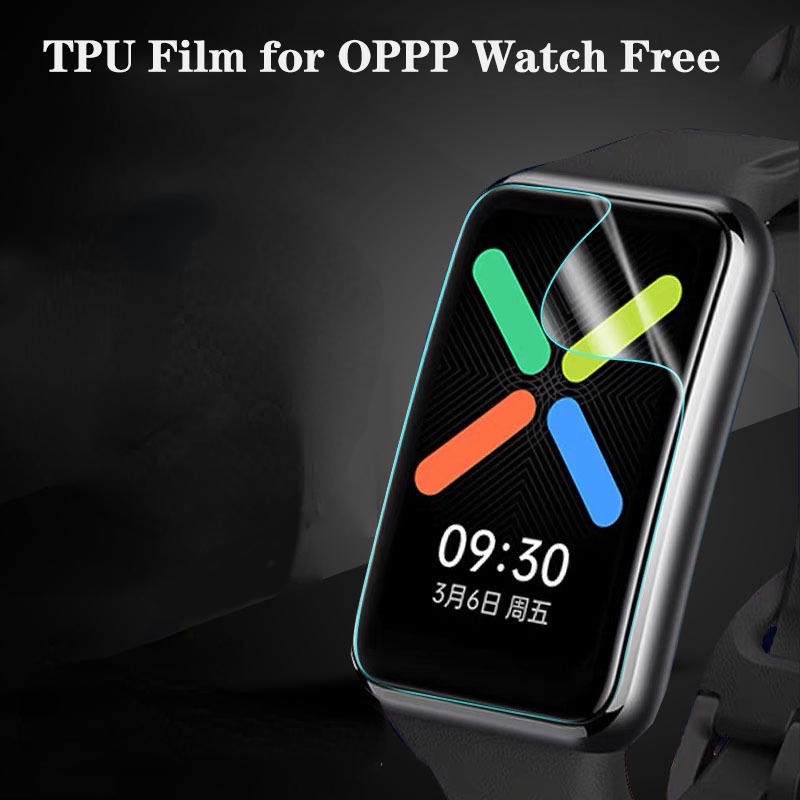Hydrogel Phim Cho OPPO Watch Free 2 3 Pro 46mm 42mm 41mm Mềm TPU Bảo Vệ Màn Hình Bảo Vệ Phim Bảo Vệ Cho OPPO Band 2 Không Kính