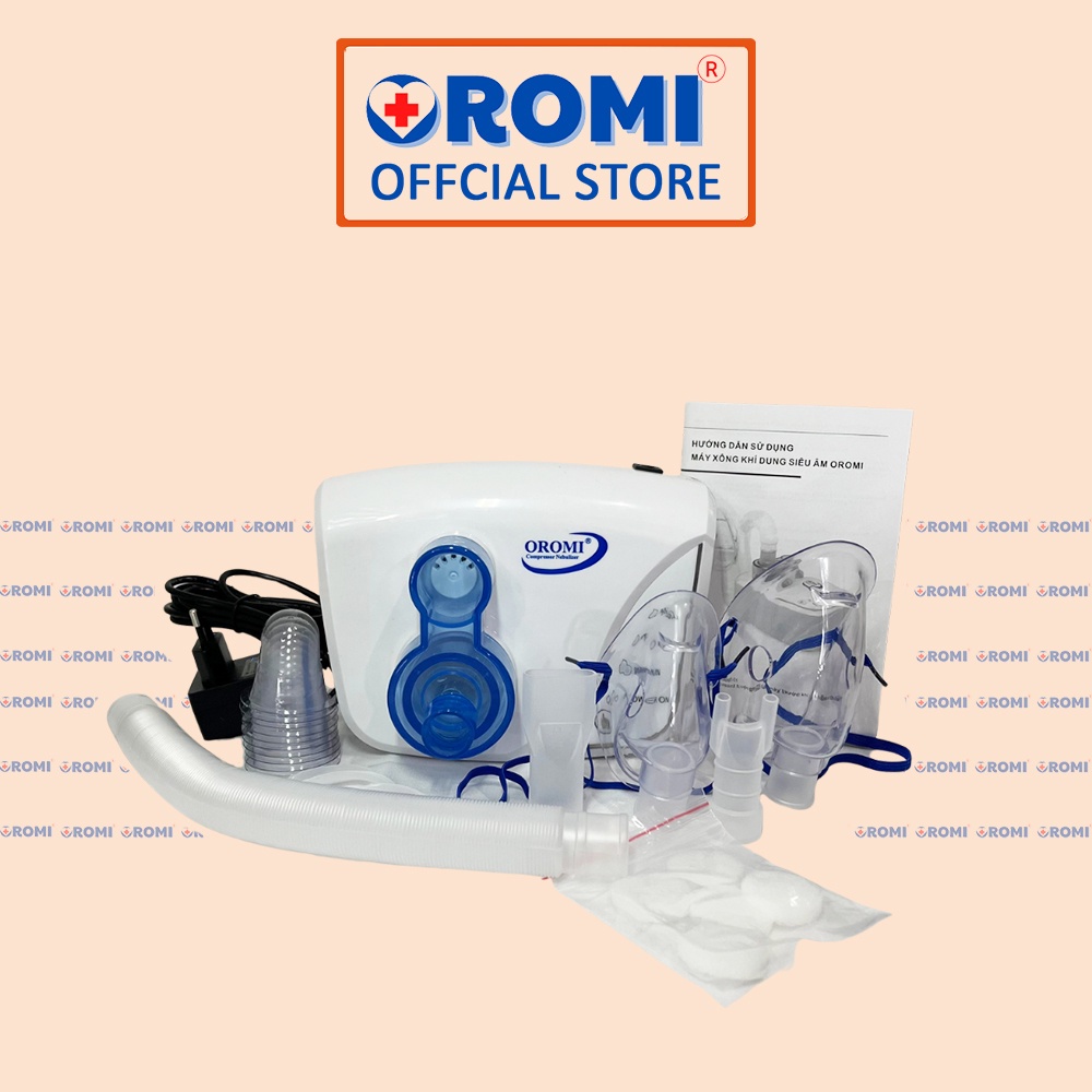 Máy xông khí dung siêu âm OROMI TL-100-E1 - Xông mũi họng cao cấp dùng trong gia đình