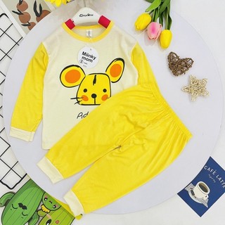 [Loại 1] Bộ dài tay cho bé minky mom thun lạnh mềm mướt - quần áo thu đông bé trai bé gái - Thời trang trẻ em