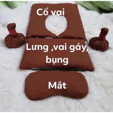 Túi chườm thảo dược dưỡng sinh, túi chườm mắt, củ chườm lưng, chườm cổ vai gáy, đa năng