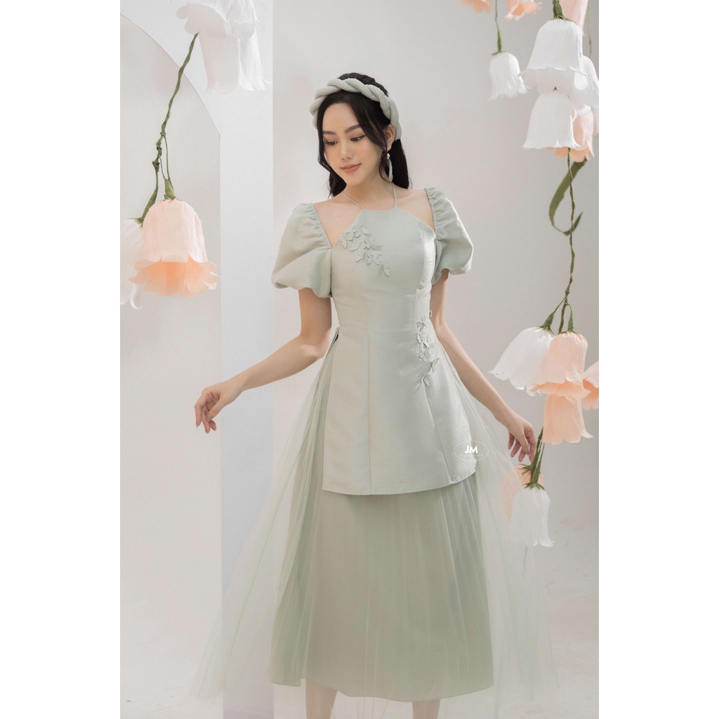 JM Dress Desgin Chân váy xoè dập li CV31655 Shopee Việt Nam