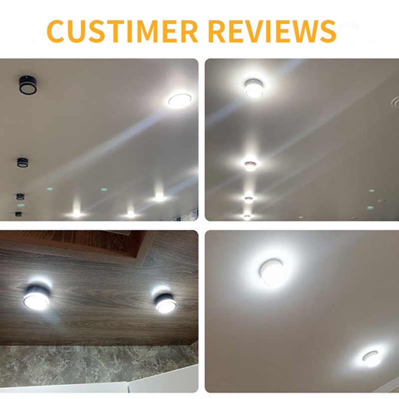 Đèn Led Gắn Trần ốp trần nổi 5/10/15W,đèn ống bơ ,Trang trí chiếu sáng nhà,chiếu sáng gắn trần trong nhà 220V,Đèn LED âm trần hiện đại,đèn ống bơ Phong cách hiện đại