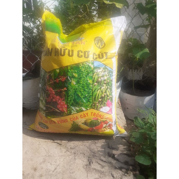Bao 24-25kg Phân Hữu Cơ Cút Long Tân Cải Tạo Đất, Cung cấp Din.h dư.ỡng