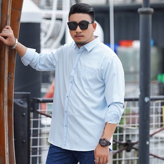 Áo Sơ Mi Nam Dài Tay Màu Sắc Thanh Lịch Cỡ Lớn 90-200KG / 12XL