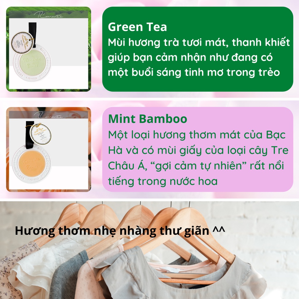 Sáp Thơm Treo Tủ Quần Áo Thơm Phòng Ngủ Xe Ô Tô Tinh Dầu Thiên Nhiên Khử Mùi Treo Phòng Aroma ST07