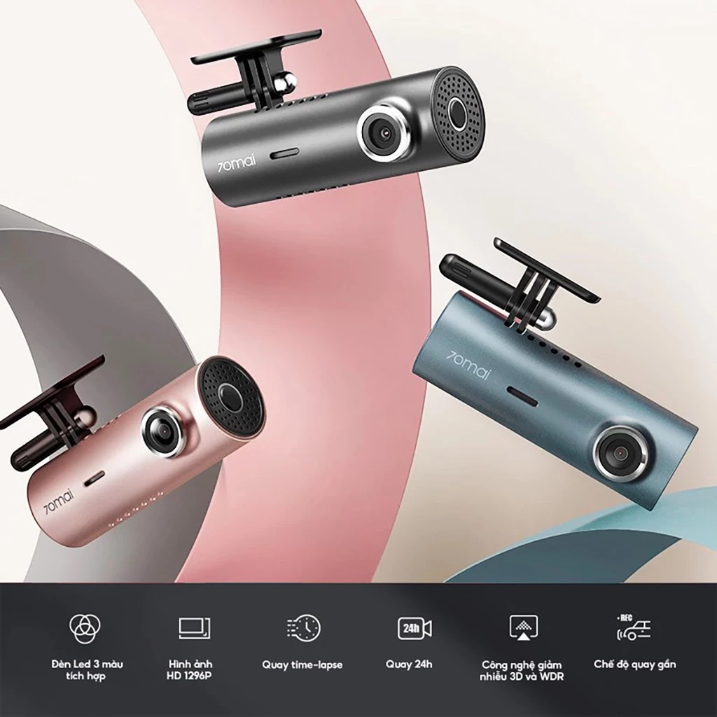 Xiaomi 70mai Dash Cam M300 "Em Camera Hành Trình" "Mắt Thần" Bảo Vệ Mọi Nẻo Đường