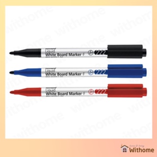 Monami SigmaFlo Liquid 222 White Board Marker F 1.3mm, Dry Erase Markers  for Writing on Whiteboards, for School Office Home