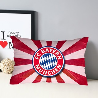 Gối Logo Bayern World Cup Câu Lạc Bộ Bóng Đá Một Mặt In Hình Chữ Nhật Polyester Vỏ Gối Phòng Ngủ Sofa Trang Trí Nhà Gối (Không Có Lõi Gối)