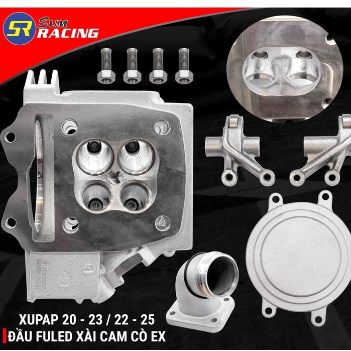 ĐẦU BÒ 4 VAN SUM RACING XE FUTURE FULED / MSX 125 / FUNEO - MẬP ( SUPER ...