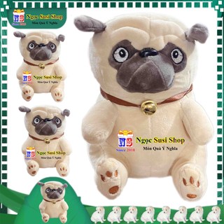[HÀNG HOT] THÚ NHỒI BÔNG CON CHÓ PUG  SIÊU CƯNG CHO BÉ - GẤU BÔNG CON CHÓ PUG SIÊU CƯNG