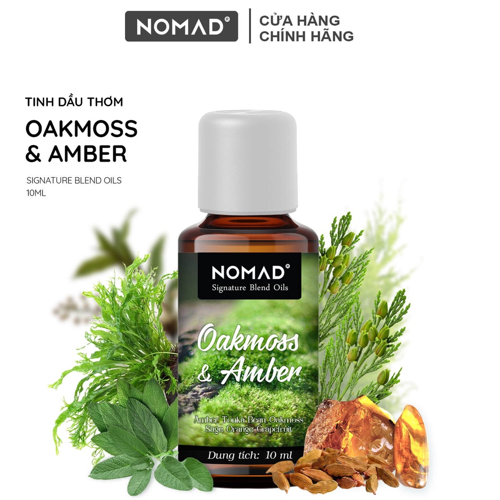 Ảnh Tinh Dầu Thơm Nomad Signature Blend Oils - Oakmoss & Amber 1