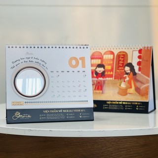 Lịch Để Bàn 2023 Có lịch âm - Lịch Có Gương - Lịch 2023 có Note - Lịch đánh dấu ngày lễ quan trọng trong năm