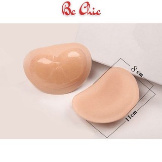 1 đôi độn áo ngực silicon VECYLA - ĐỆM HÌNH TIM