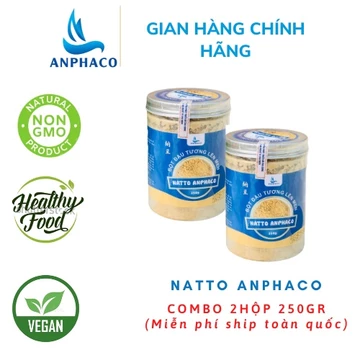 [CHÍNH HÃNG] NATTO ĐẬU NÀNH LÊN MEN HỮU CƠ ANPHACO 2 HỘP BỘT