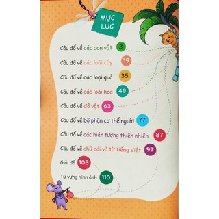 Sách - Câu đố tư duy hình ảnh cho bé tập nói tập đọc