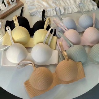 Áo ngực nữ không gọng đúc su đệm mút bàn tay nâng ngực tạo khe sexy và gợi cảm DEVARI A5277