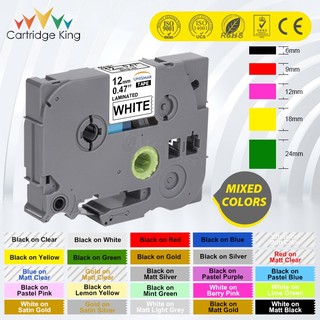 Tương thích Băng Keo 12Mm TZe-231 tze231 tze131 TZE631 PT-H110 PT-H107B PT-D450 PT-D600 Brother