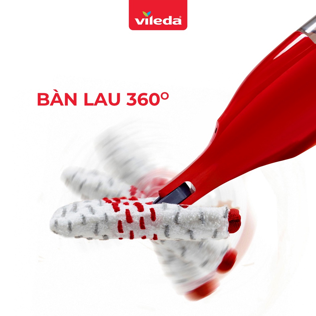 Ảnh Cây lau nhà phun nước Vileda Promist Max tích hợp 2 tính năng, bông lau Powerzone quét sạch vết bẩn 4