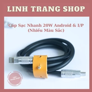 Cáp Sạc Nhanh PD20W Dẻo Nhiều Màu Sắc ( Bảo Hành 12 Tháng)