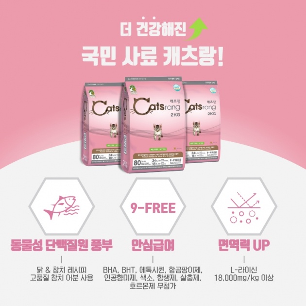 [400gram] CATSRANG KITTEN - Thức ăn hạt Cho Mèo Con Catsrang nhập khẩu Hàn Quốc