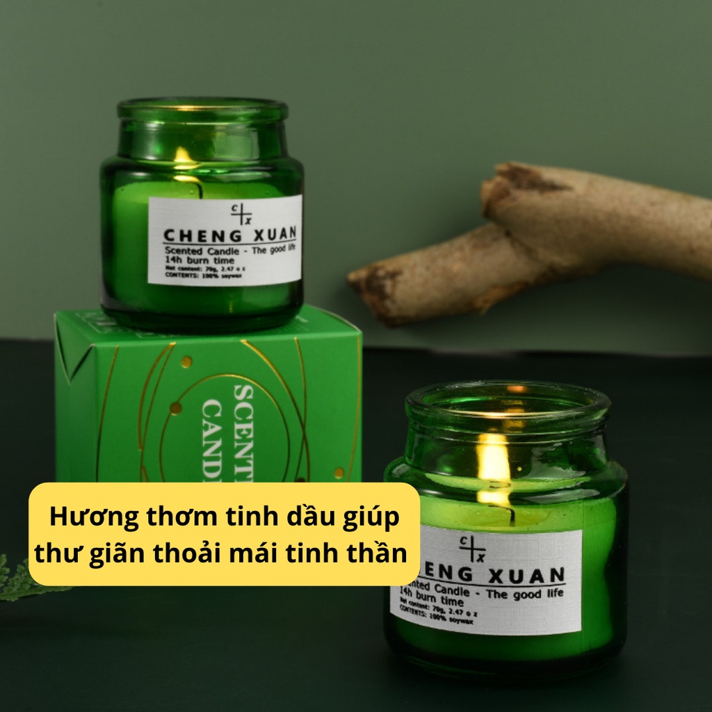 Nến Thơm Thiên Nhiên Candle Cup Sáp Thơm Phòng Ngủ Tinh Dầu Vintage Aroma NEN22