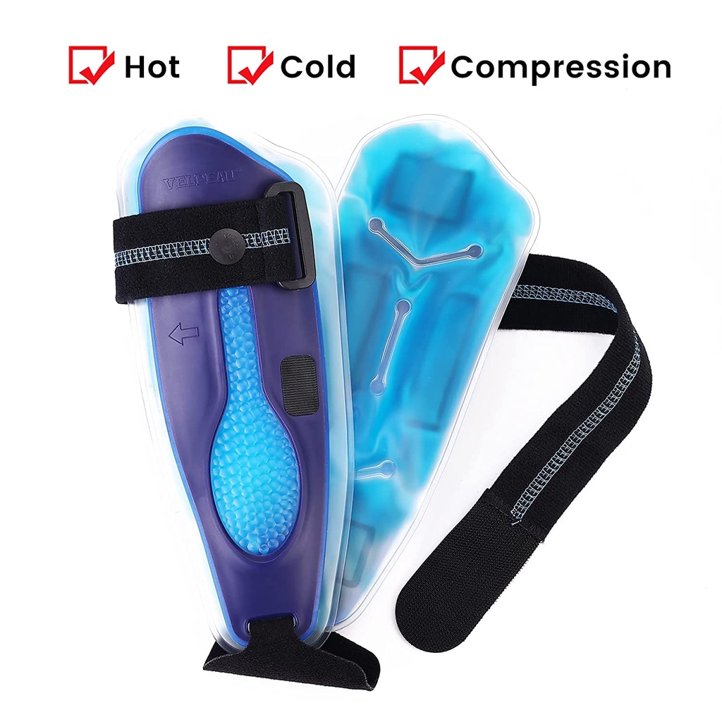 Ảnh Đai nẹp hỗ trợ mắt cá chân VELPEAU cố định đảo ngược được trái và phải cải thiện tổn thương gân chơi thể thao cho nam nữ 2
