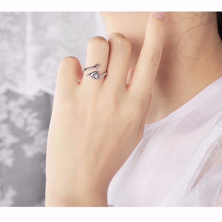 Nhẫn Đôi Cánh Thiên Thần Có Thể Điều Chỉnh Cho Cặp Đôi