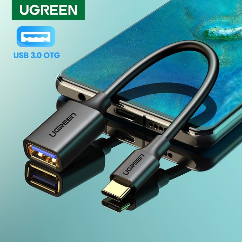 Cáp Otg Usb C To Usb 30 Cao Cấp Ugreen 30701 Chính Hãng Us154 Màu Đenchân Mạ Vàng Shopee 3529