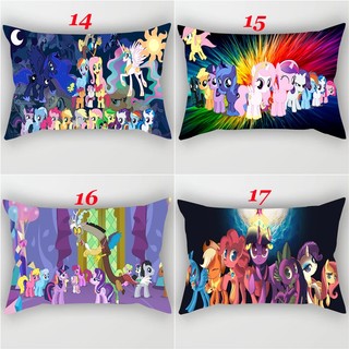 Hoạt Hình Dễ Thương My Little Pony Một Mặt In Hình Polyester Hình Chữ Nhật Vỏ Gối Phòng Ngủ Sofa Nhà Trang Trí Gối