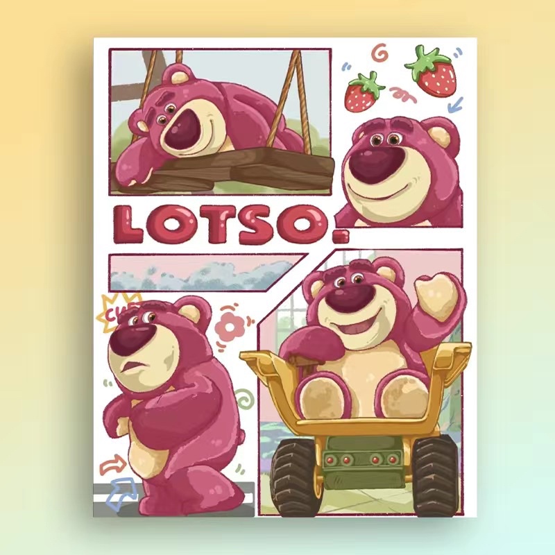 Tranh Tô Màu Theo Số Gấu Lotso | Shopee Việt Nam
