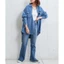 Áo khoác jean oversize Lee xuất lỗi
