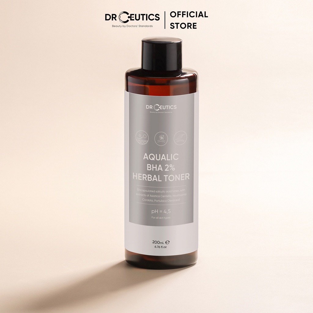 Ảnh DRCEUTICS Dung Dịch Làm Sạch Và Cân Bằng Da BHA 2% AQUALIC (Nền Nước) - (100ml 200ml) 4