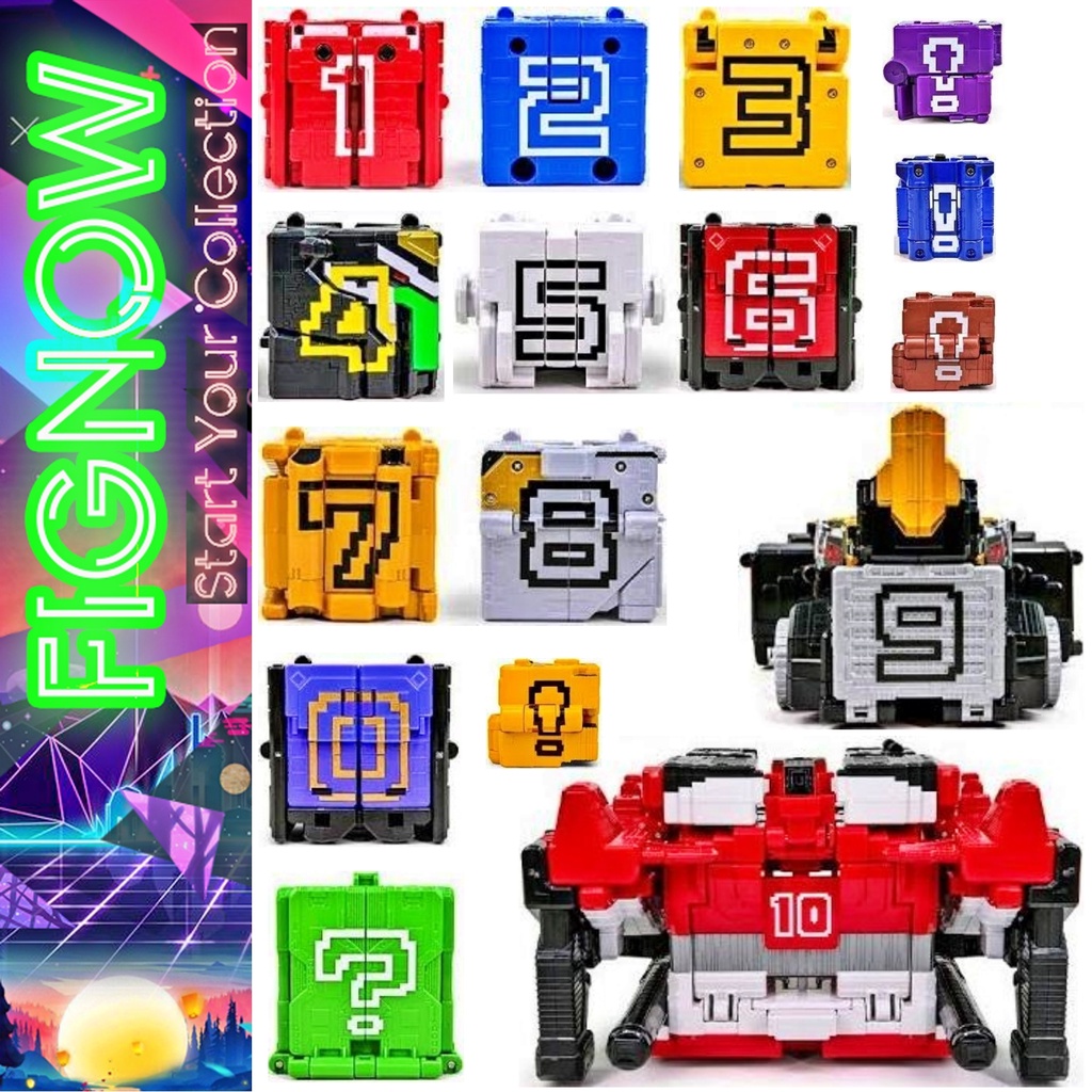 [NEW] Mô Hình đồ Chơi Chính Hãng Bandai Doubutsu Gattai DX Zyuoh Cube ...