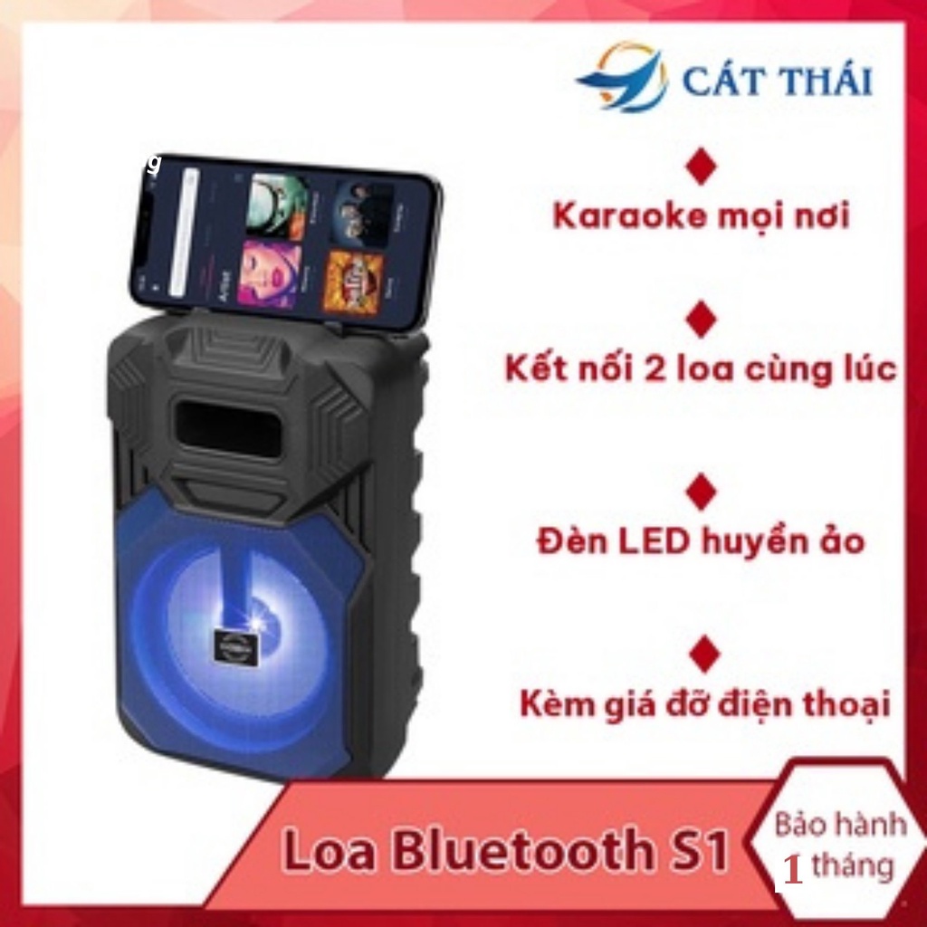 Loa Bluetooth Karaoke Cã T Thã I S1 ã M Thanh Sá Ng ä á Ng Máº Nh Máº Tã Ch Há P