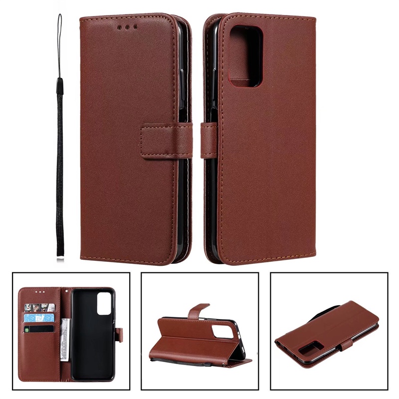 Dành Cho Samsung Galaxy s9 s10 Plus Lite s9 + s10 + A7 A9 2018 A750f A9s A9200 A91 M80s Bao Da Folio Bao Ví Đứng Flip Cover