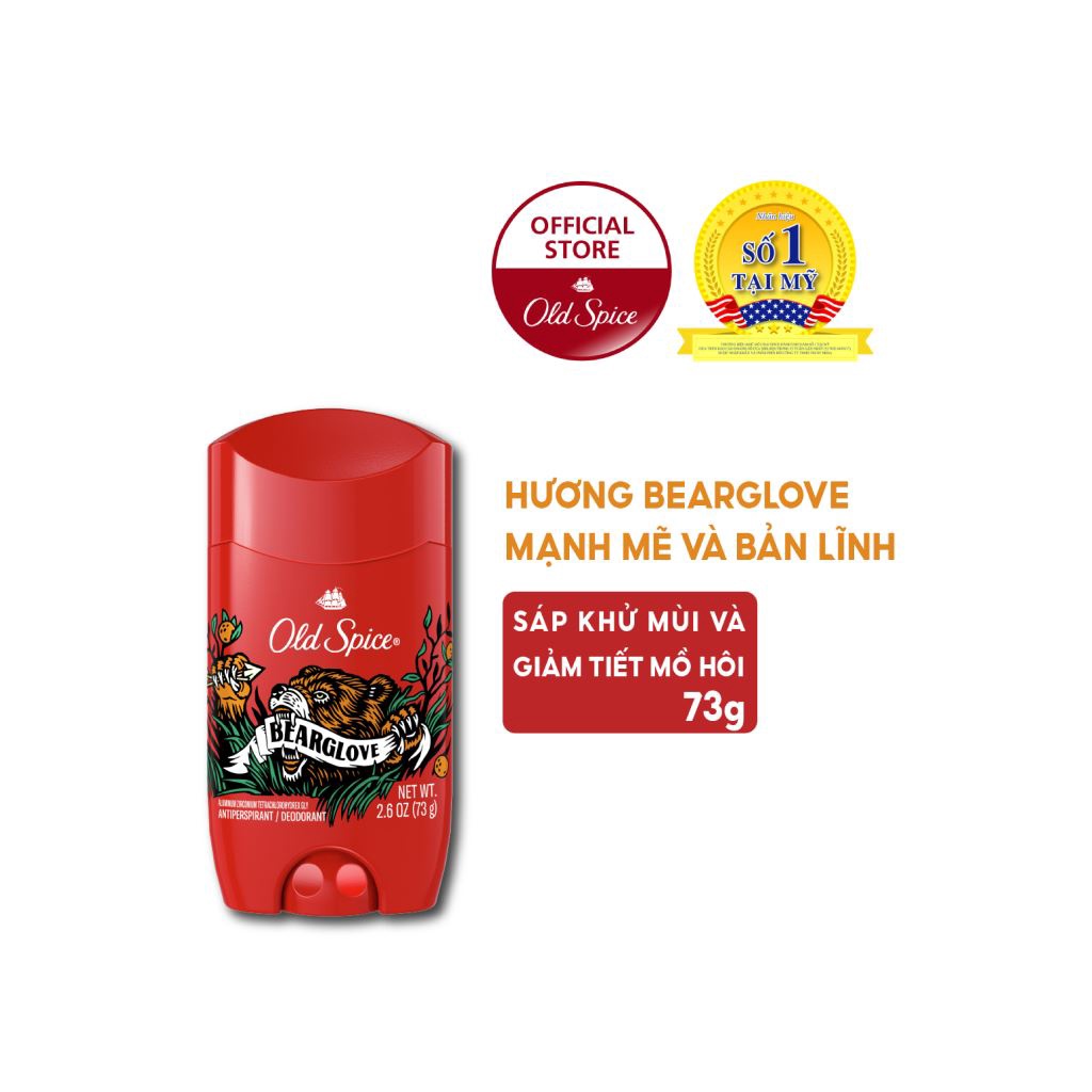 Ảnh Sáp lăn khử mùi Old Spice hương Bearglove 73g 2
