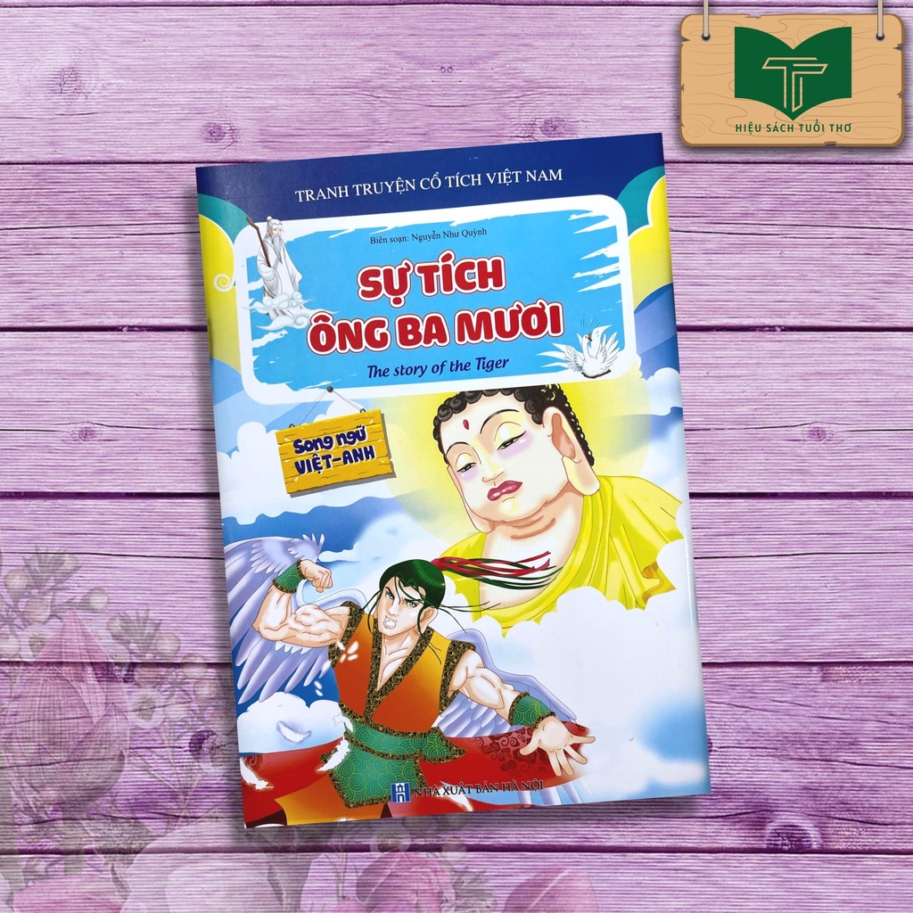 Sách Truyện Tranh Cổ Tích Việt Nam - Sự Tích Ông Ba Mươi (Song Ngữ Việt Anh)