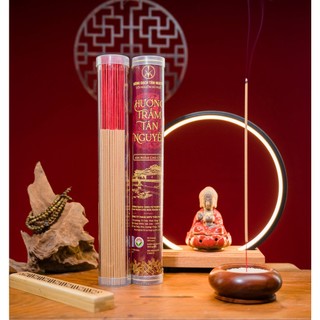 [OCOP 4 SAO - CAO CẤP] Ống 180 que hương trầm cao cấp Tân Nguyên, dài 38cm, trầm hương tự nhiên, không hóa chất