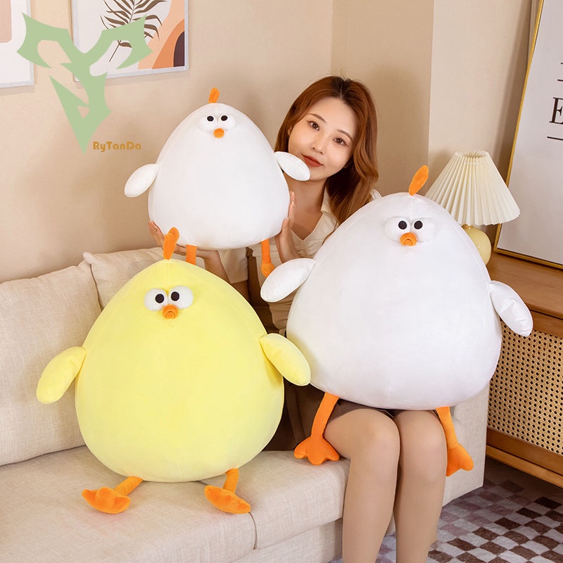 Rytanda Bộ sưu tập Dundun Đồ chơi nhồi bông Soft Plush Chicken Doll Thú Nhồi Bông Hình Gà Con Màu Vàng Dễ Thương