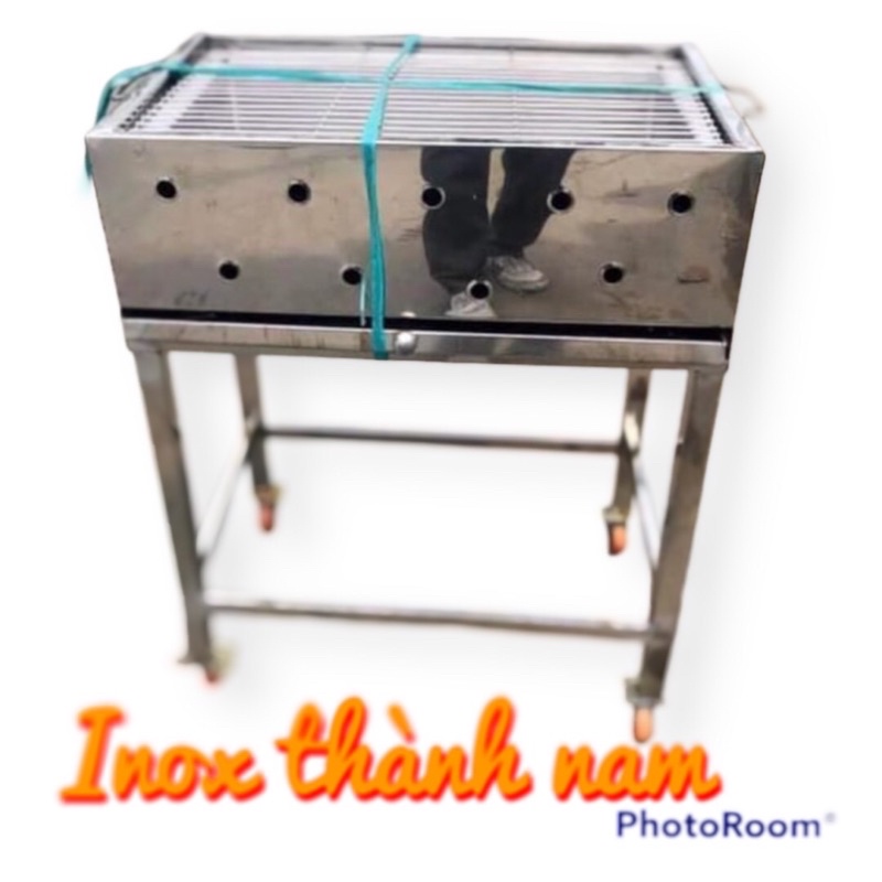 LÒ NƯỚNG INOX có bánh xe đảm bảo bền đẹp (ship hoả tốc)