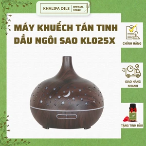 Máy Khuếch Tán Tinh Dầu Ngôi Sao KL025X Khalifa Dung Tích 200ml Tạo Hơi Sương Tăng Độ Ẩm Tặng Kèm Tinh Dầu
