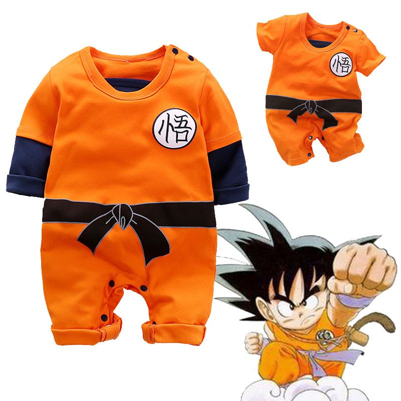 Bé Trai Sơ Sinh Dragon Ball Z Cosplay Áo Liền Quần Body Trang Phục Trang Phục Halloween