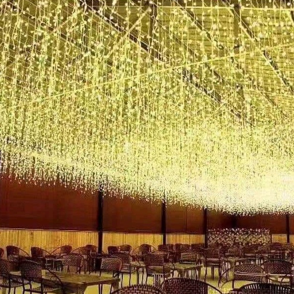 LED Rủ Mành Rèm Dài 12m Rủ Xuống 60cm Có Điểm Bóng Chớp | Shopee Việt Nam