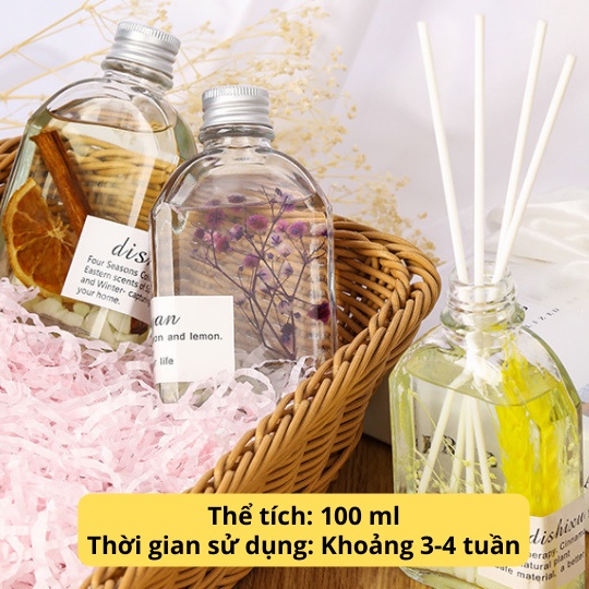 Tinh Dầu Khuếch Tán VaromaS KT09 100ml Tỏa Hương Dịu Nhẹ Phát Sáng Ban Đêm