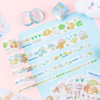 BUJO - Hộp 20 món washi tape và sticker dễ thương làm quà tặng 🐻🌸 chủ đề Cinnamoroll, Kuromi, My Melody, Pompom Purin ✨✨