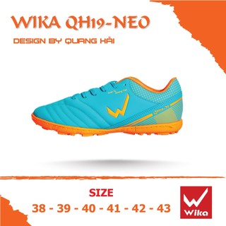 Giày Đá Bóng Wika Qh19 Neo Quang Hải, Cho Sân Cỏ Nhân Tạo Đã Được Khâu Toàn Bộ Đế , Hàng Chính Hãng
