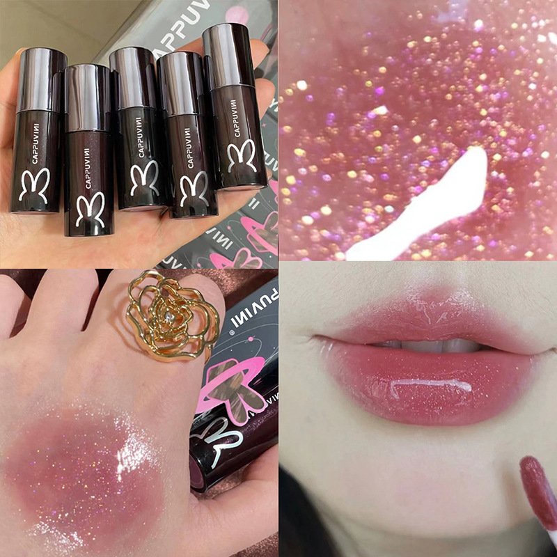 Son Tint Bóng Lì Thỏ Đen Vũ Trụ CAPPUVINI Clarinet Lip Gloss CP75