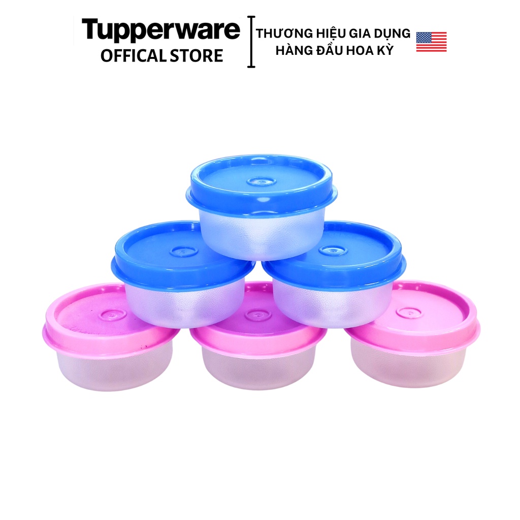 Hộp bảo quản thực phẩm Tupperware Mini Round (01 hộp màu ngẫu nhiên ...